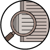 Icon: document and magnifying glass