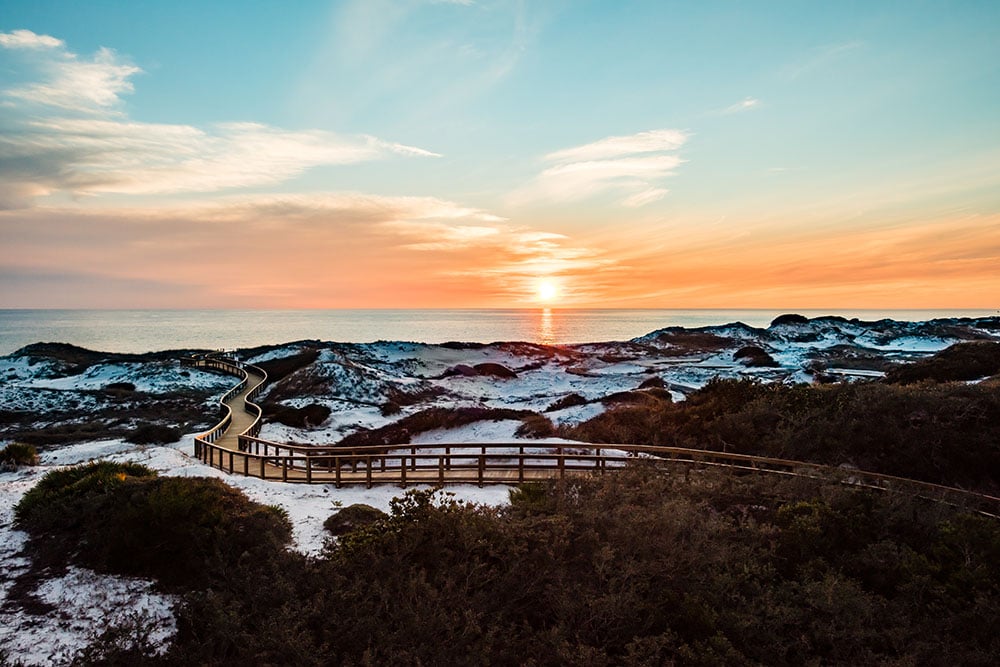 Sunset over Watersound