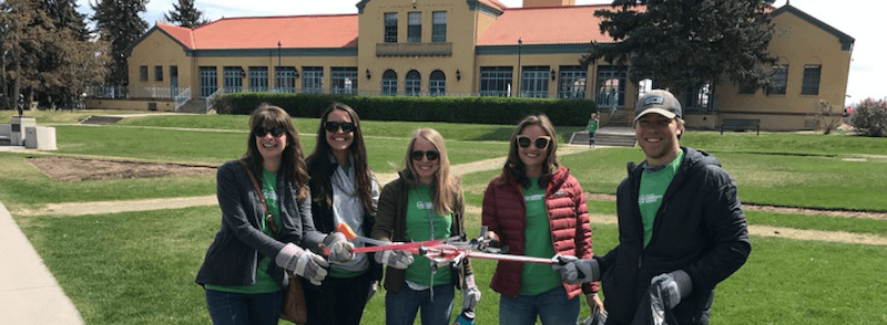 TURNER's Pre-Earth Day Cleanup in Denver's City Park